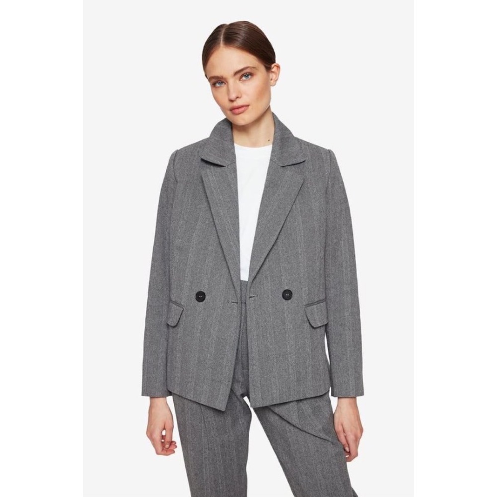 Anine bing Becky fishbone blazer